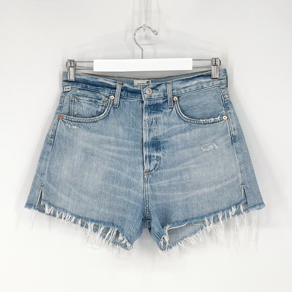 Citizens of Humanity Marlow Vintage Fit Denim Shorts Women’s Size 26 Taormina - Picture 2 of 8